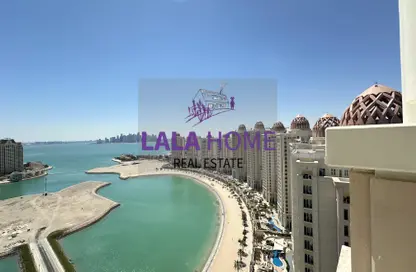 Apartment - 3 Bedrooms - 4 Bathrooms for rent in Viva Central - Viva Bahriyah - The Pearl Island - Doha