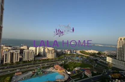 Apartment - 2 Bedrooms - 3 Bathrooms for rent in Viva West - Viva Bahriyah - The Pearl Island - Doha