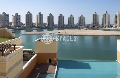 Water View image for: Apartment - 1 Bathroom for sale in Viva East - Viva Bahriyah - The Pearl Island - Doha, Image 1