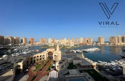 Apartment - 3 Bedrooms - 4 Bathrooms for rent in East Porto Drive - Porto Arabia - The Pearl Island - Doha