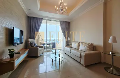 Apartment - 1 Bedroom - 2 Bathrooms for rent in Viva Central - Viva Bahriyah - The Pearl Island - Doha
