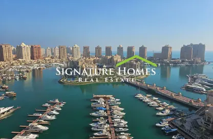 Apartment - 3 Bedrooms - 4 Bathrooms for rent in West Porto Drive - Porto Arabia - The Pearl Island - Doha