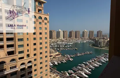 Apartment - 1 Bedroom - 2 Bathrooms for rent in East Porto Drive - Porto Arabia - The Pearl Island - Doha
