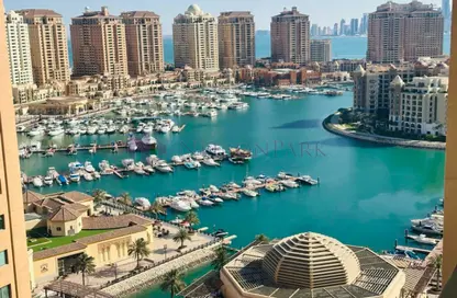 Apartment - 2 Bedrooms - 2 Bathrooms for rent in East Porto Drive - Porto Arabia - The Pearl Island - Doha