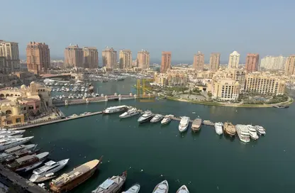 شقة - 1 حمام للايجار في طريق بورتو الشرقي - بورتو أرابيا - جزيرة اللؤلؤة - الدوحة