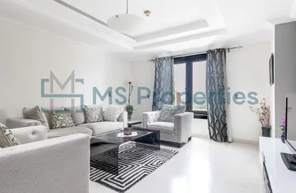 Apartment - 2 Bedrooms - 3 Bathrooms for rent in East Porto Drive - Porto Arabia - The Pearl Island - Doha