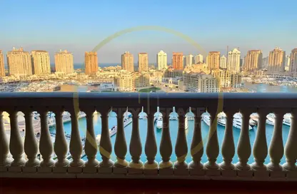 Apartment - 3 Bedrooms - 4 Bathrooms for rent in West Porto Drive - Porto Arabia - The Pearl Island - Doha