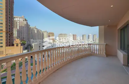 Balcony image for: Apartment - 2 Bedrooms - 3 Bathrooms for sale in West Porto Drive - Porto Arabia - The Pearl Island - Doha, Image 1