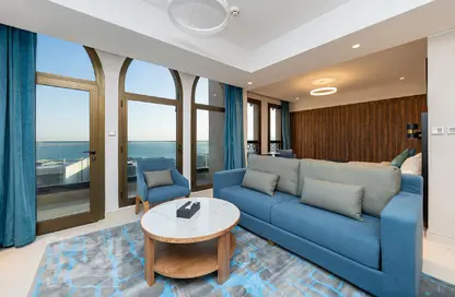 شقة - 1 حمام للايجار في البلاج الجنوبي - البلاج - جزيرة اللؤلؤة - الدوحة