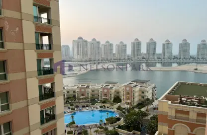 Apartment - Studio - 1 Bathroom for rent in Al Mutahidah Tower - Viva Bahriyah - The Pearl Island - Doha