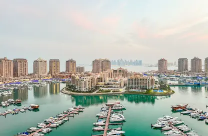 Apartment - Studio - 1 Bathroom for rent in West Porto Drive - Porto Arabia - The Pearl Island - Doha