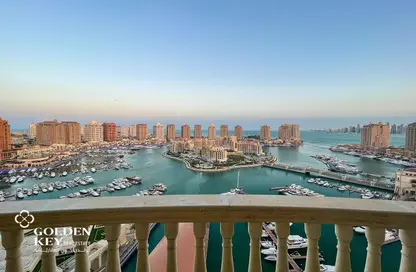 Apartment - 3 Bedrooms - 4 Bathrooms for rent in West Porto Drive - Porto Arabia - The Pearl Island - Doha
