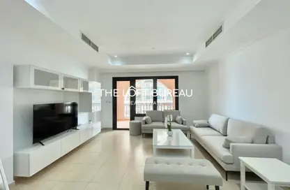 Apartment - 1 Bedroom - 2 Bathrooms for rent in West Porto Drive - Porto Arabia - The Pearl Island - Doha