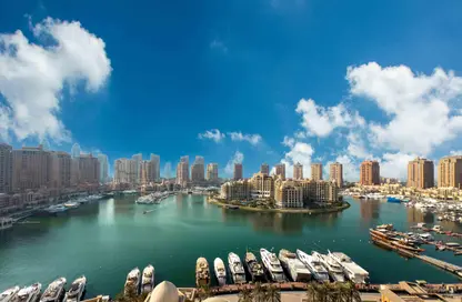 Apartment - 2 Bedrooms - 2 Bathrooms for rent in Burj Eleganté - Porto Arabia - The Pearl Island - Doha