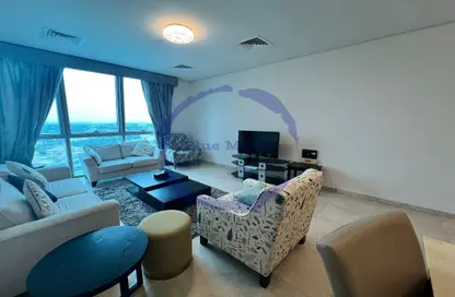 شقة - 2 غرف نوم - 3 حمامات للايجار في ابراج سيتي سنتر - الخليج الغربي - الدوحة