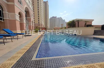 Apartment - 2 Bedrooms - 2 Bathrooms for rent in Viva East - Viva Bahriyah - The Pearl Island - Doha