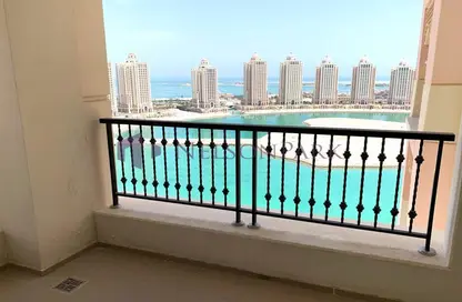 شقة - 2 غرف نوم - 3 حمامات للايجار في فيفا غرب - فيفا بحرية - جزيرة اللؤلؤة - الدوحة