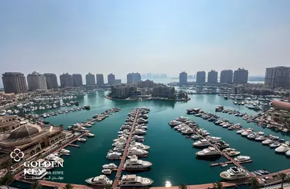 Apartment - 2 Bedrooms - 3 Bathrooms for sale in West Porto Drive - Porto Arabia - The Pearl Island - Doha
