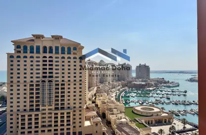Apartment - 1 Bedroom - 2 Bathrooms for rent in East Porto Drive - Porto Arabia - The Pearl Island - Doha