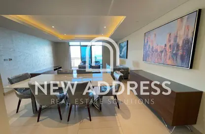 Apartment - 3 Bedrooms - 2 Bathrooms for rent in Abraj Bay - Abraj Quartiers - The Pearl Island - Doha