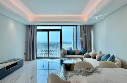 شقة - غرفة نوم - 2 حمامات للايجار في لوسيل ريسيدينس - منطقة المارينا - الوسيل