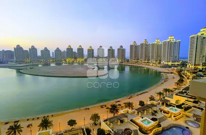 Apartment - 2 Bedrooms - 2 Bathrooms for rent in Viva East - Viva Bahriyah - The Pearl Island - Doha