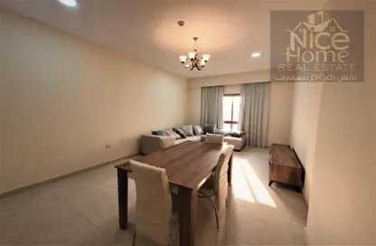 Living / Dining Room image for: Apartment - 2 Bedrooms - 2 Bathrooms for rent in Al Muntazah - Doha, Image 1