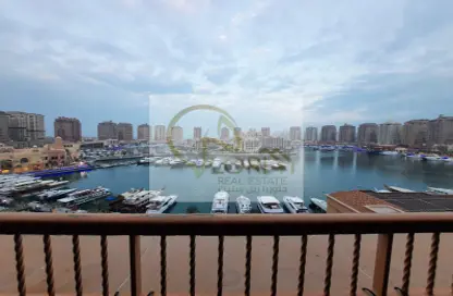 Water View image for: Apartment - 1 Bathroom for sale in East Porto Drive - Porto Arabia - The Pearl Island - Doha, Image 1