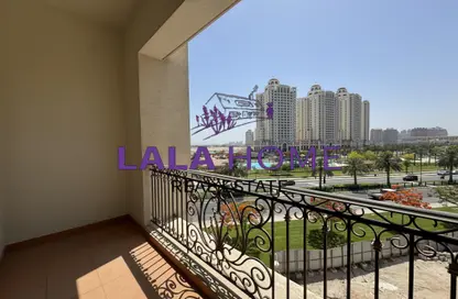 شقة - غرفة نوم - 1 حمام للايجار في حدائق فلورستا - حدائق فلورستا - جزيرة اللؤلؤة - الدوحة