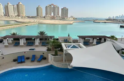 Apartment - 1 Bedroom - 1 Bathroom for rent in Viva West - Viva Bahriyah - The Pearl Island - Doha