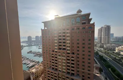 شقة - غرفة نوم - 2 حمامات للبيع في طريق بورتو الغربي - بورتو أرابيا - جزيرة اللؤلؤة - الدوحة