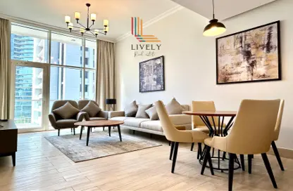 Apartment - 1 Bedroom - 2 Bathrooms for rent in Marina Tower 07 - Marina District - Lusail