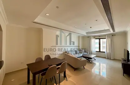 Apartment - 1 Bedroom - 2 Bathrooms for rent in East Porto Drive - Porto Arabia - The Pearl Island - Doha
