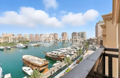 Townhouse - 1 Bedroom - 2 Bathrooms for rent in Porto Arabia Townhouses - Porto Arabia - The Pearl Island - Doha