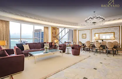 Apartment - 4 Bedrooms - 6 Bathrooms for rent in Dusit Hotel  and  Suites Doha - Diplomatic Street - West Bay - Doha