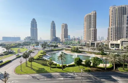 شقة - غرفة نوم - 2 حمامات للايجار في طريق بورتو الغربي - بورتو أرابيا - جزيرة اللؤلؤة - الدوحة