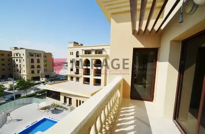 Balcony image for: Apartment - 1 Bedroom - 2 Bathrooms for rent in Florence - Fox Hills - Fox Hills - Lusail, Image 1