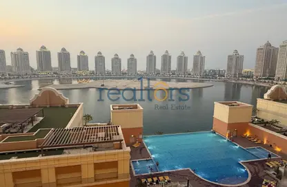 Apartment - 1 Bedroom - 2 Bathrooms for rent in Al Mutahidah Tower - Viva Bahriyah - The Pearl Island - Doha