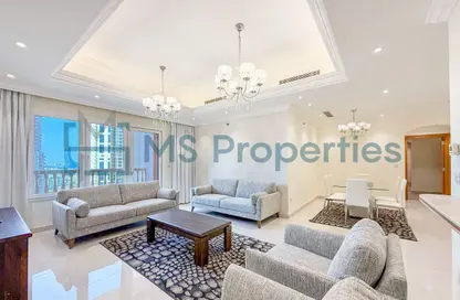 Apartment - 2 Bedrooms - 3 Bathrooms for rent in West Porto Drive - Porto Arabia - The Pearl Island - Doha