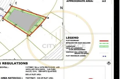 قطعة أرض - استوديو للبيع في فيلات القطاع الشمالي - القسم السكني - الواجهة المائية - الوسيل