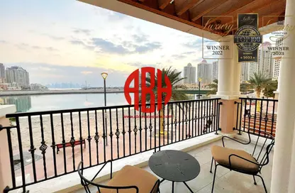 Apartment - 3 Bedrooms - 4 Bathrooms for rent in Viva West - Viva Bahriyah - The Pearl Island - Doha