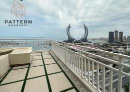 Penthouse - 4 bedrooms - 4 bathrooms for rent in Marina District - Lusail