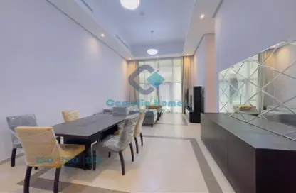 Dining Room image for: Apartment - 2 Bedrooms - 3 Bathrooms for rent in Anas Street - Fereej Bin Mahmoud North - Fereej Bin Mahmoud - Doha, Image 1