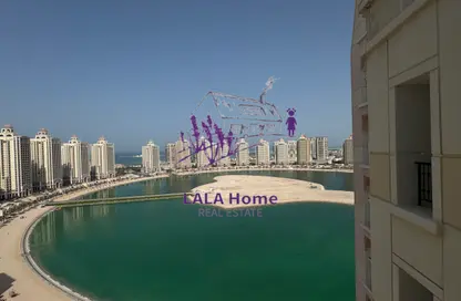 Apartment - 2 Bedrooms - 3 Bathrooms for rent in Viva West - Viva Bahriyah - The Pearl Island - Doha