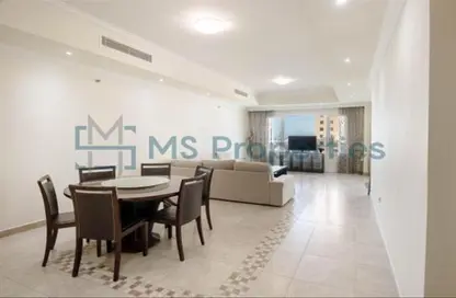 Apartment - 2 Bedrooms - 3 Bathrooms for rent in West Porto Drive - Porto Arabia - The Pearl Island - Doha