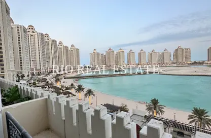Apartment - 1 Bedroom - 2 Bathrooms for rent in Viva West - Viva Bahriyah - The Pearl Island - Doha