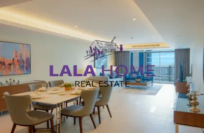 Apartment - 2 Bedrooms - 4 Bathrooms for rent in Abraj Bay - Abraj Quartiers - The Pearl Island - Doha
