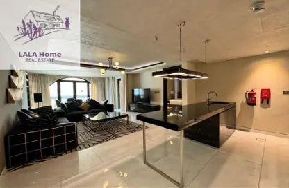 Apartment - 1 Bedroom - 2 Bathrooms for rent in East Porto Drive - Porto Arabia - The Pearl Island - Doha