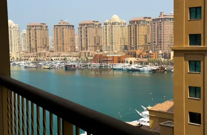 شقة - غرفة نوم - 2 حمامات للايجار في طريق بورتو الغربي - بورتو أرابيا - جزيرة اللؤلؤة - الدوحة