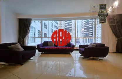 Duplex - 3 Bedrooms - 5 Bathrooms for rent in Golden Bay Tower - West Bay - West Bay - Doha